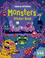 Monsters sticker book, nálepkový zošit