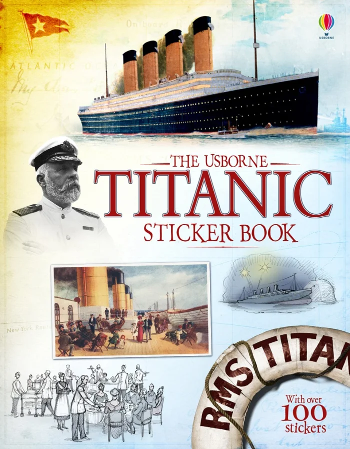 Titanic sticker book, nálepkový zošit