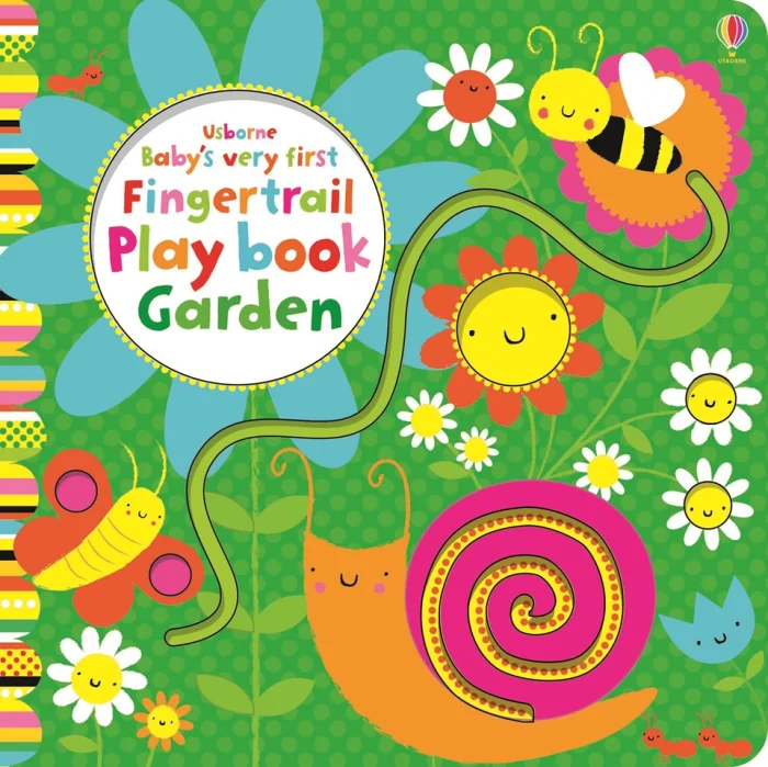 Baby's very first fingertrail play book garden, anglická kniha - leporelo