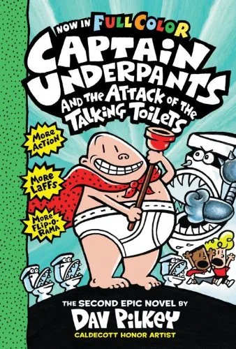 Captain Underpants and the Attack of the Talking Toilets (Colour Edition) (2), anglická kniha