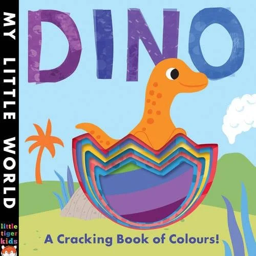 Dino: A Cracking Book of Colours, anglická kniha - leporelo