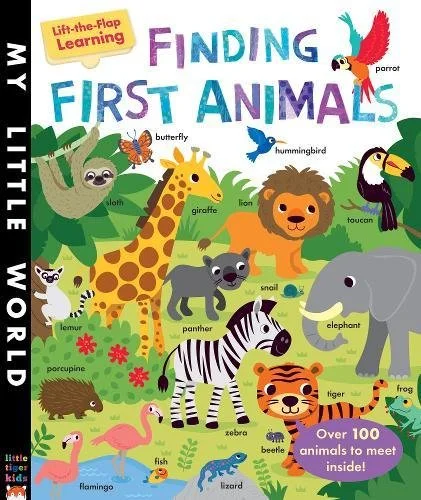 Finding First Animals, anglická kniha - leporelo
