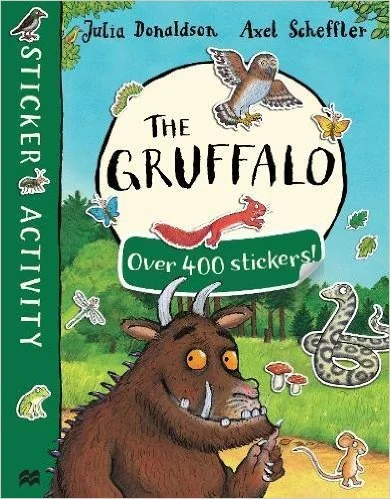The Gruffalo Sticker Book, nálepkový zošit s úlohami