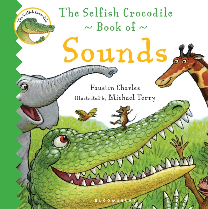 The Selfish Crocodile Book of Sounds, anglická kniha - leporelo