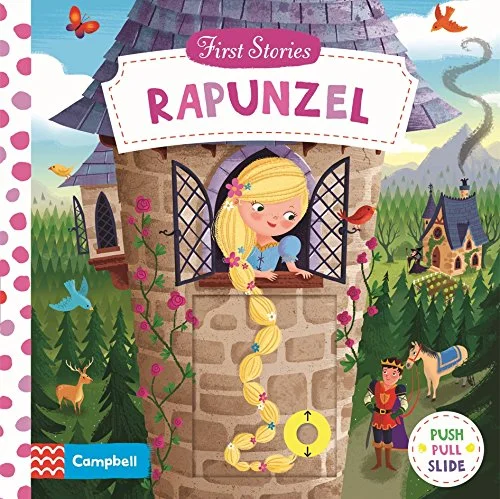 Rapunzel, anglická kniha - leporelo