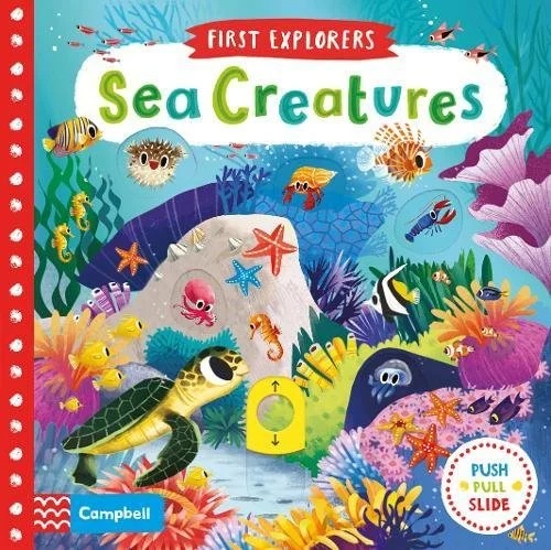 Sea Creatures, anglická kniha - leporelo