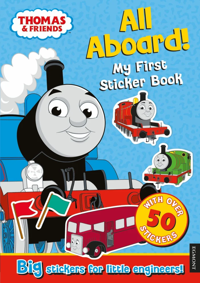 All Aboard! My First Sticker Book, nálepkový zošit