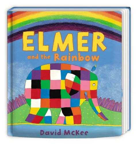 Elmer and the Rainbow, anglická kniha - leporelo