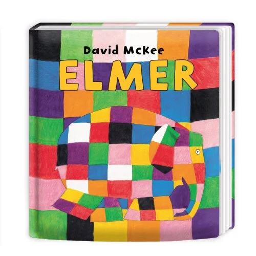 Elmer, anglická kniha - leporelo