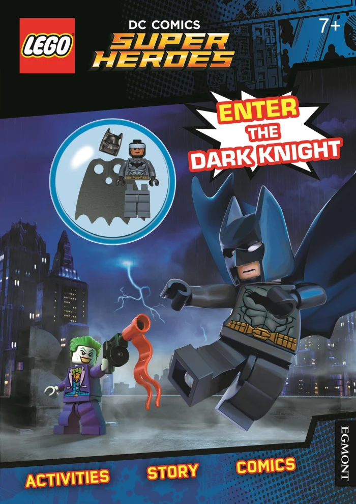 Enter the Dark Knight, zošit s úlohami a Lego panáčikom Batman