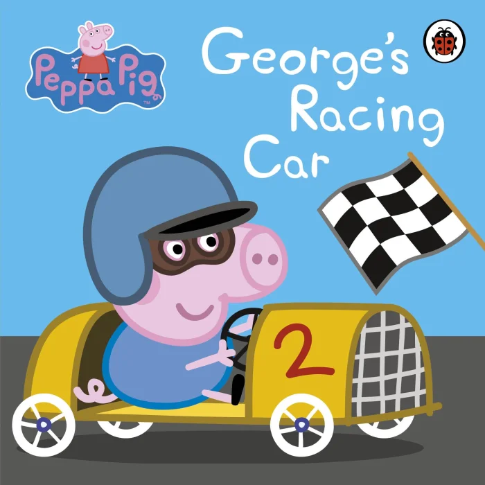 George's Racing Car, anglická kniha - leporelo