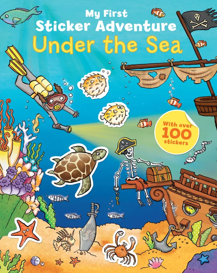 My First Sticker Adventure Under the Sea, nálepkový zošit