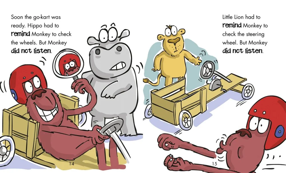 Monkey Needs to Listen - A book about paying attention, anglická kniha