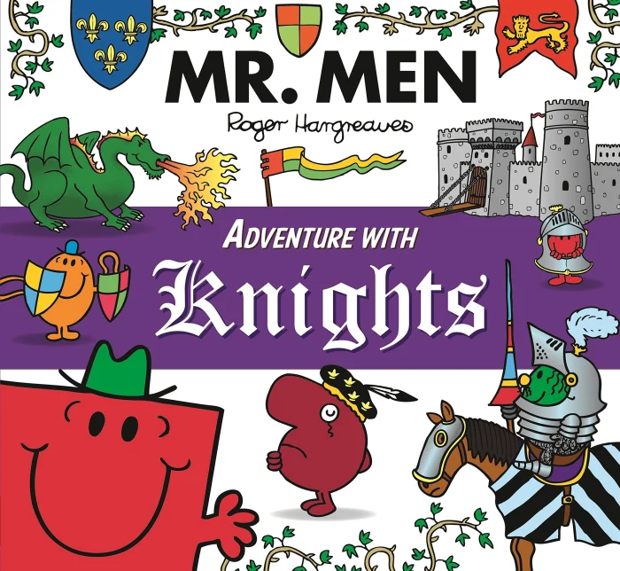 Mr. Men Adventure with Knights, anglická kniha