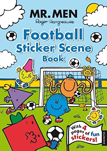 Mr. Men Football Sticker Scene, nálepkový zošit