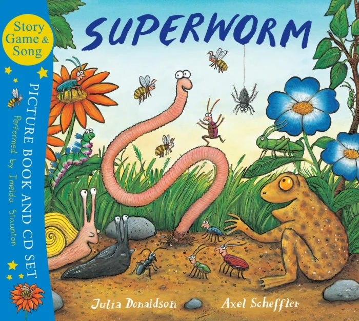 Superworm, anglická kniha s CD