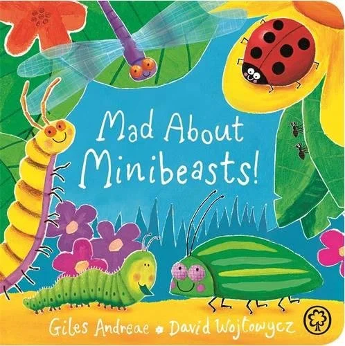 Mad About Minibeasts!, anglická kniha - leporelo