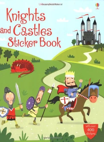 Knights and Castles Sticker Book, nálepkový zošit