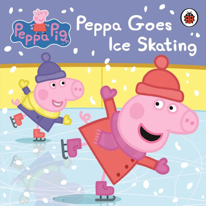 Peppa Goes Ice Skating, anglická kniha - leporelo