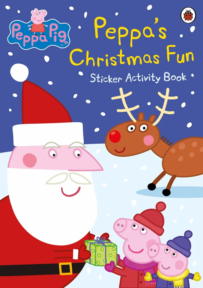 Peppa's Christmas Fun Sticker Activity Book, nálepkový zošit s aktivitami