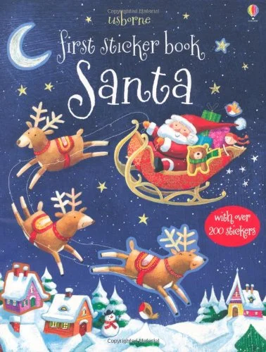 Santa, nálepkový zošit