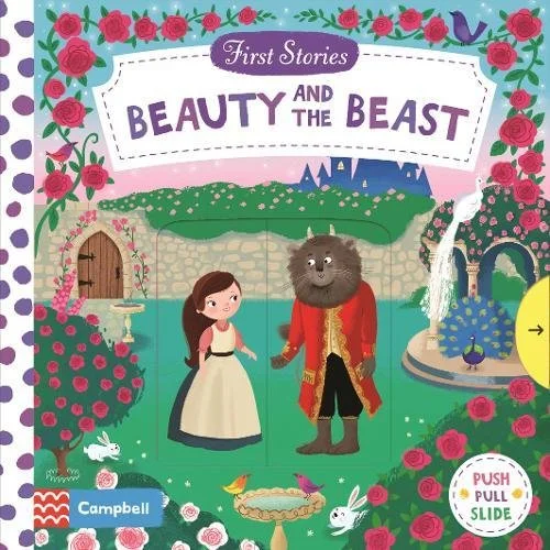 Beauty and the Beast, anglická kniha - leporelo