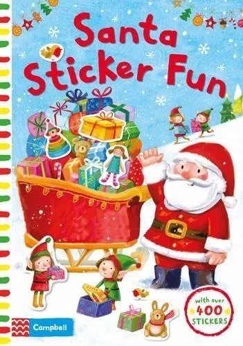 Santa Sticker Fun, nálepkový zošit