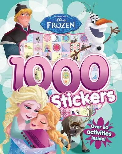 Disney Frozen 1000 Stickers, nálepkový zošit