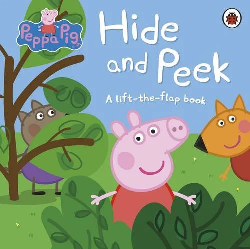 Hide and Peek, anglická kniha - leporelo