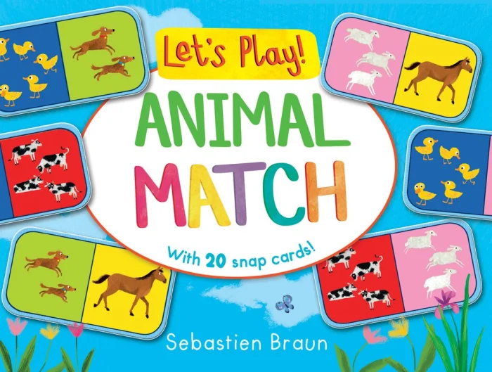 Animal Match, anglická kniha - leporelo