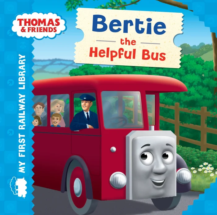 Bertie the Helpful Bus, anglická kniha - leporelo