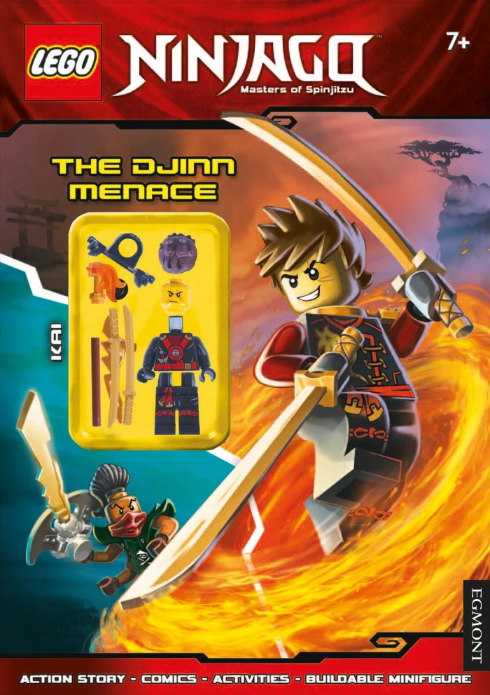 LEGO® Ninjago: The Djinn Menace, zošit s úlohami a Lego panáčikom