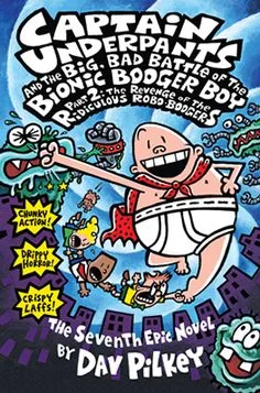Captain Underpants and Big, Bad Battle of the Bionic Booger Boy Part 2 (7), anglická kniha