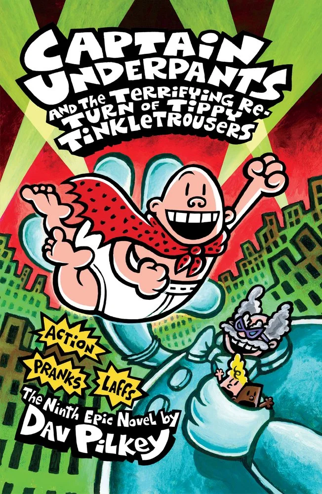 Captain Underpants and the Terrifying Return of Tippy Tinkletrousers (9), anglická kniha