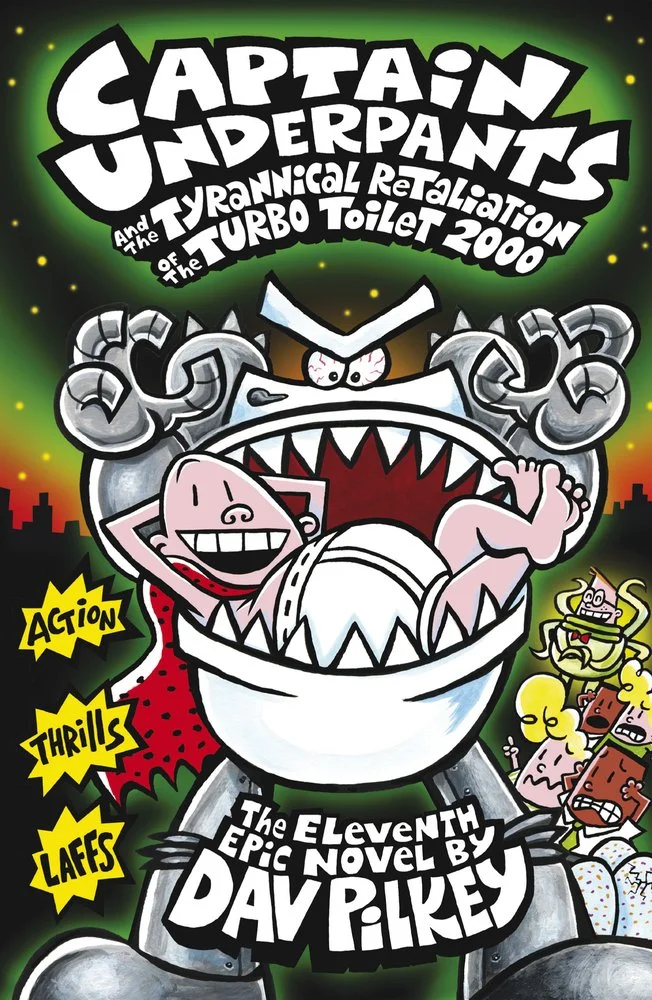 Captain Underpants and the Tyrannical Retaliation of the Turbo Toilet 2000 (11), anglická kniha