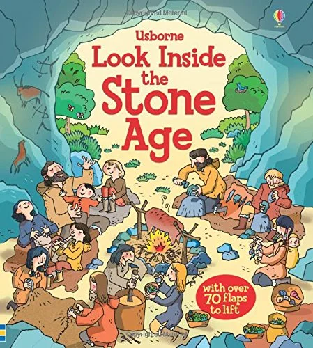 Look Inside the Stone Age, anglická kniha - leporelo