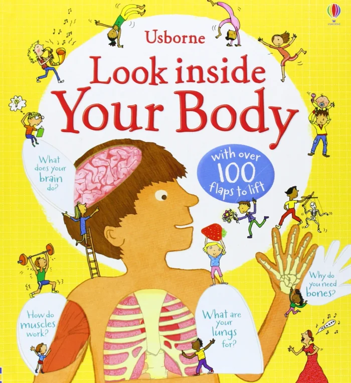 Look Inside: Your Body, anglická kniha - leporelo