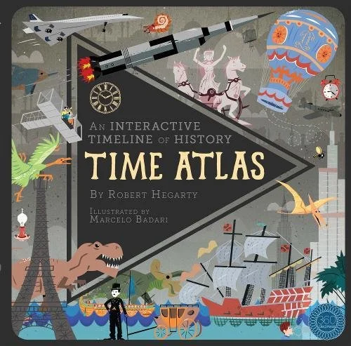Time Atlas: An Interactive Timeline of History, anglická kniha - leporelo