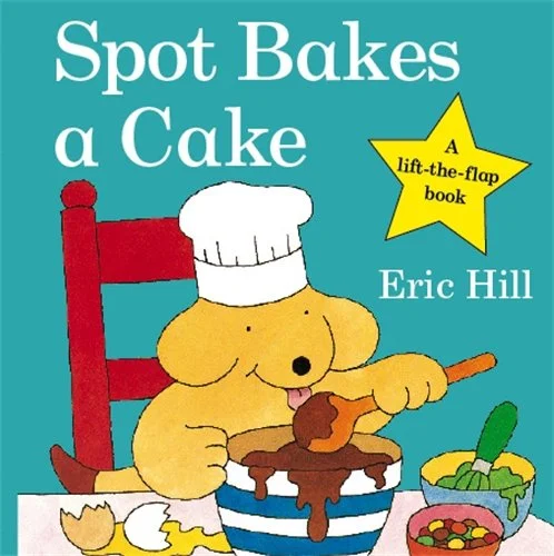 Spot Bakes A Cake, anglická kniha - leporelo