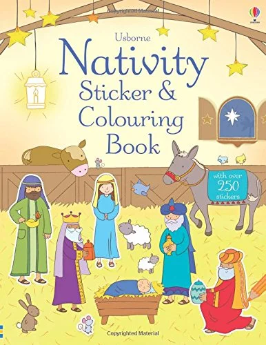 Nativity Sticker and Colouring Book, nálepkový zošit