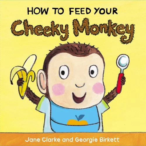 How to Feed Your Cheeky Monkey, anglická kniha - leporelo