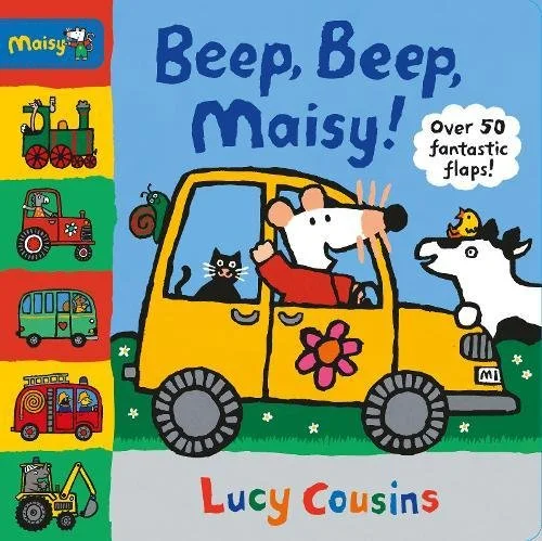 Beep, Beep, Maisy!, anglická kniha - leporelo