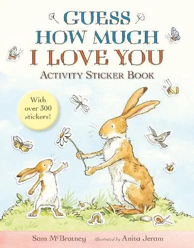 Guess How Much I Love You, zošit s nálepkami
