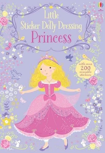 Princess, nálepkový zošit