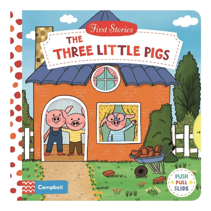 The Three Little Pigs, anglická kniha - leporelo