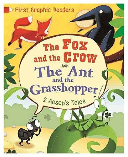 Aesop: the Ant and the Grasshopper & the Fox and the Crow, anglická kniha