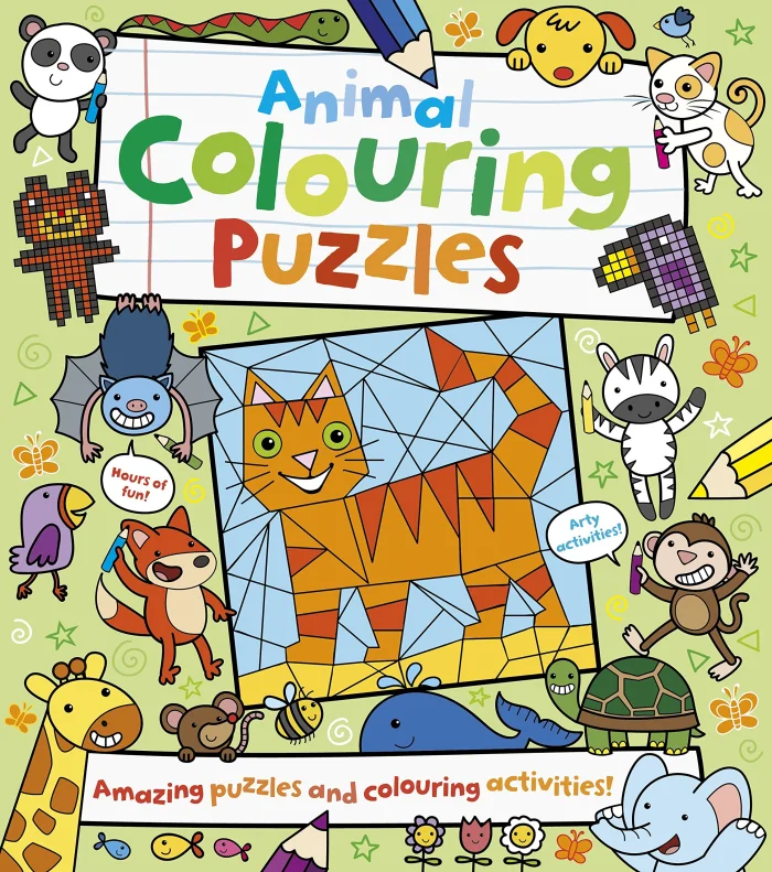 Animal Colouring Puzzles, omaľovánka