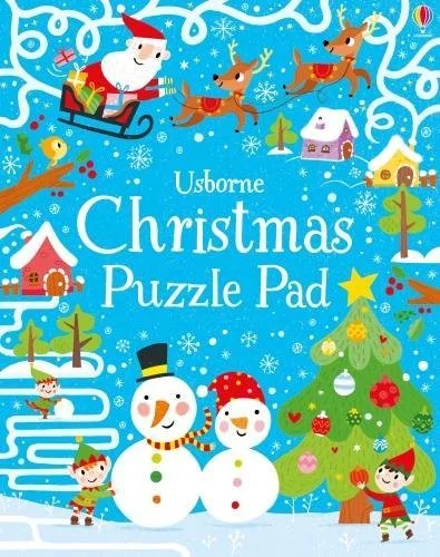 Christmas Puzzles Pad, anglická kniha