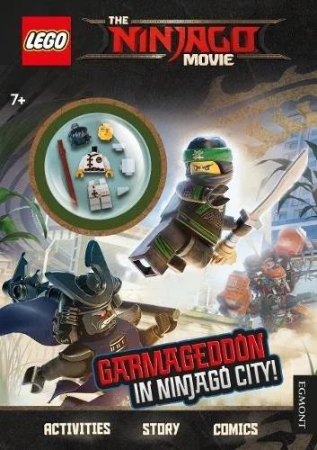 LEGO® Ninjago: Garmageddon in Ninjago City, zošit s úlohami a Lego panáčikom