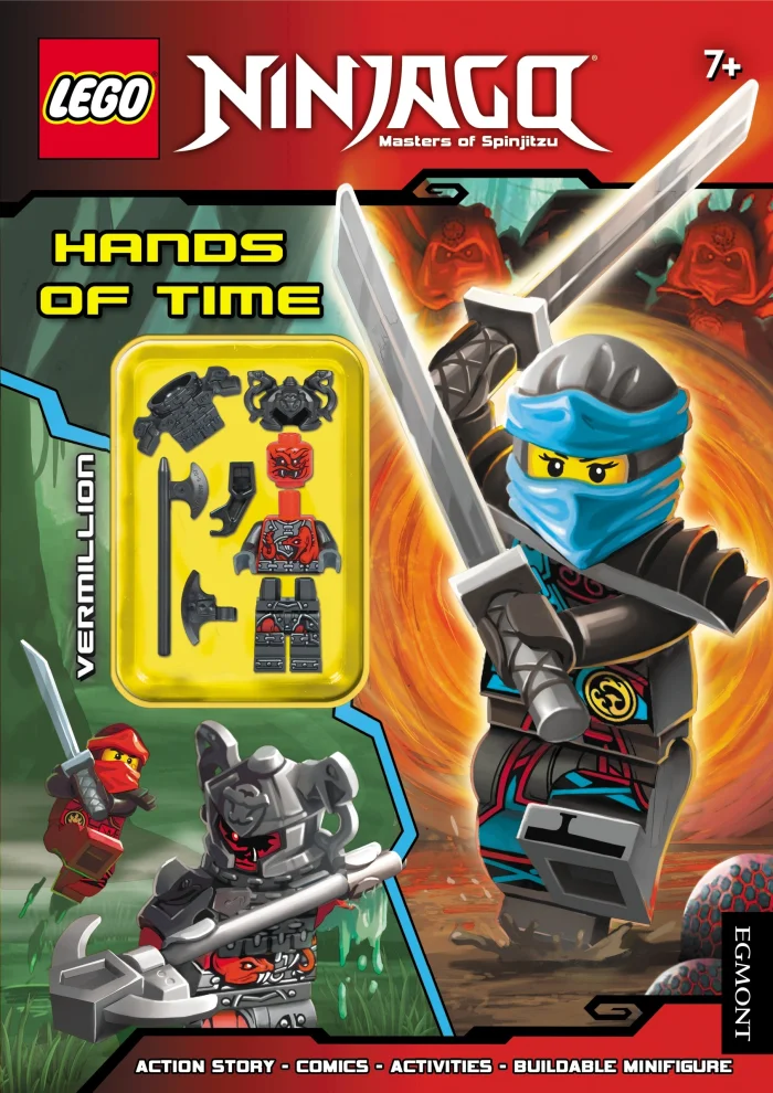 LEGO® Ninjago: Hands of Time, zošit s úlohami a Lego panáčikom